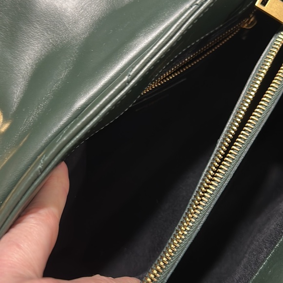 Saint Laurent- NEW Lou Lou Medium, Hunter Green - Picture 14 of 15